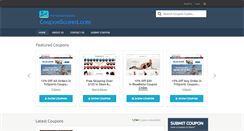 Desktop Screenshot of couponscored.com